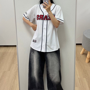 두산베어스 네포스 김재환 마킹 홈 유니폼
