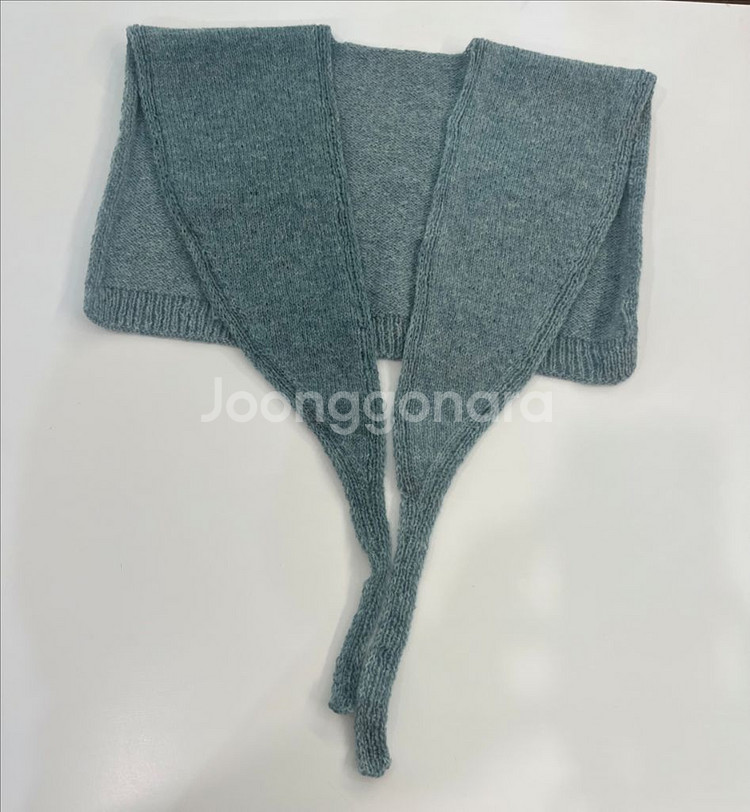 손뜨개 니트 어깨사각숄더(사계절용)--3