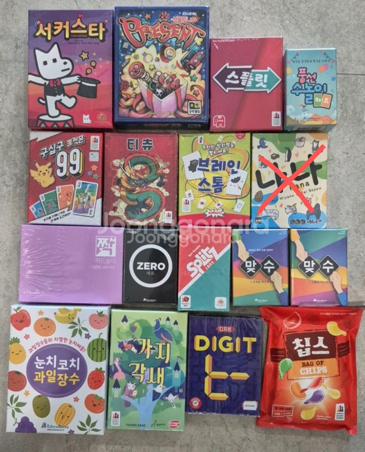 디지트 나나 구십구 티츄 맞수 가지각새 칩스 보드게임--0