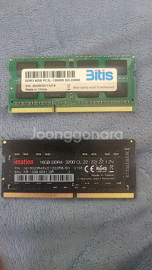 ddr3 8gb ddr4 16gb 일괄2만3천--0