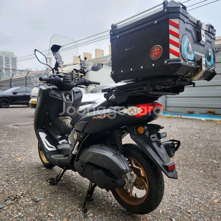 nmax125 22년형 3만키로 롱스크린,탑박스셋팅--4