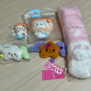 엔시티위시 위시돌 버블냥 인형 키링 위츄 목도리 일괄