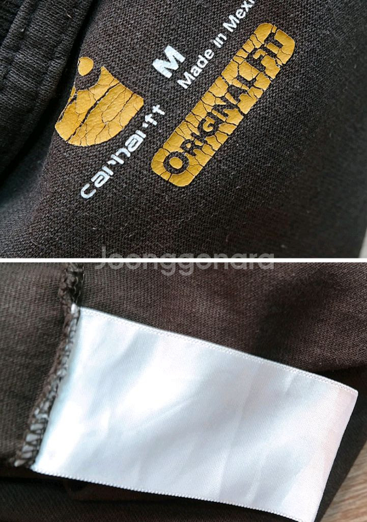 미국판 carhartt 칼하트 코튼 반팔티--5