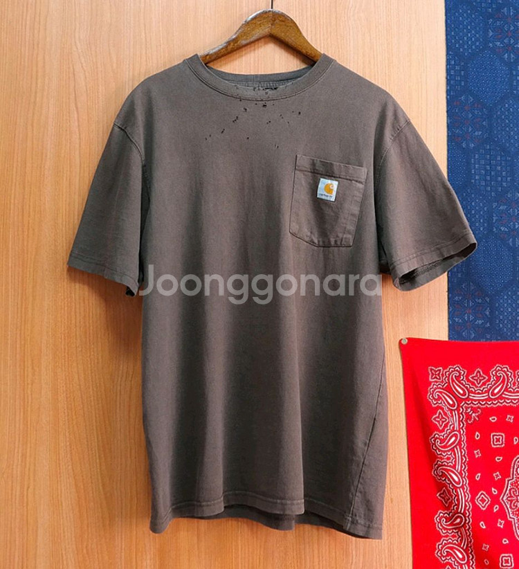 미국판 carhartt 칼하트 코튼 반팔티--0