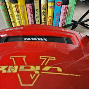 재믹스V 본체 + 조이스틱 2개 + 팩 10개 일체