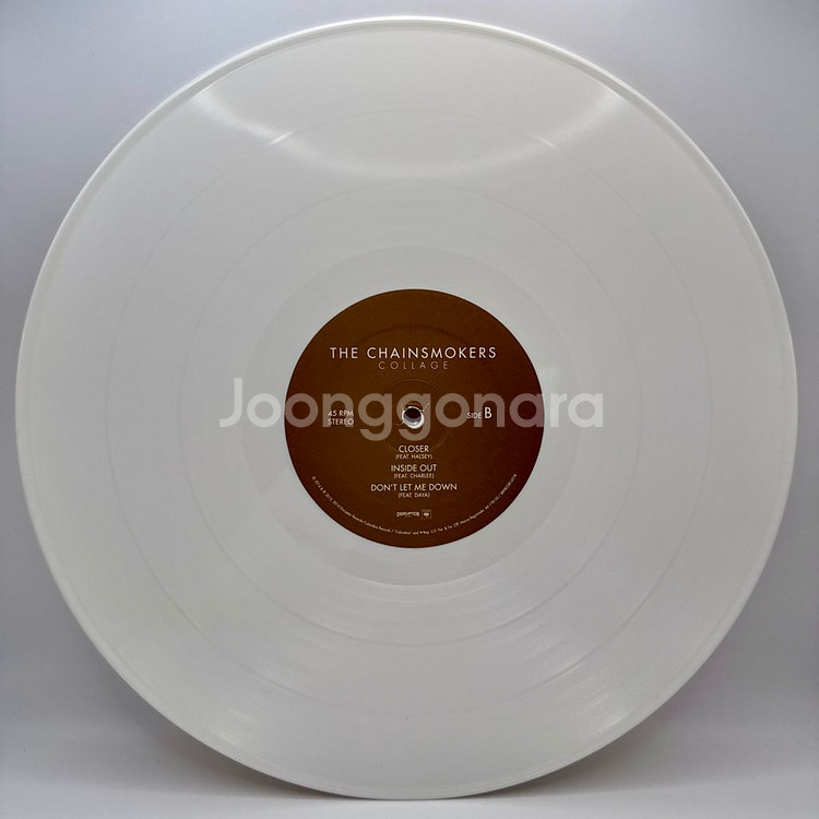 체인스모커스 Collage 화이트 컬러 LP--2