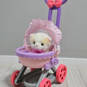 말하는 고양이 유모차