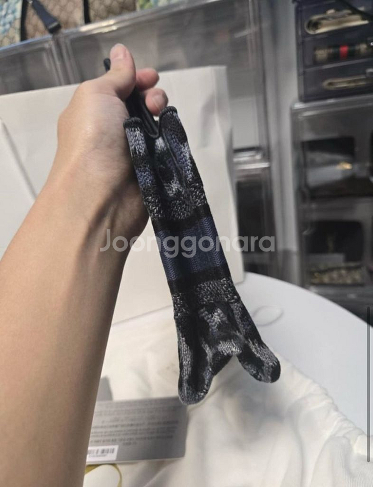 디올 레오파드 북토트백 미니--4