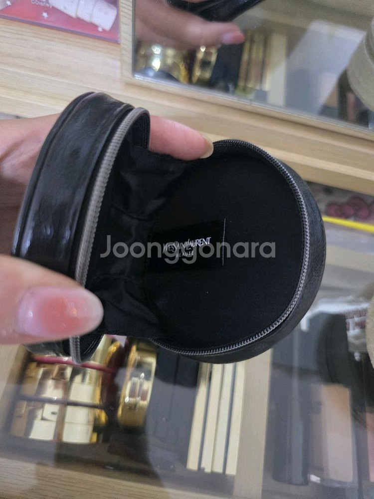 입생로랑 뷰티 파우치 블랙--2