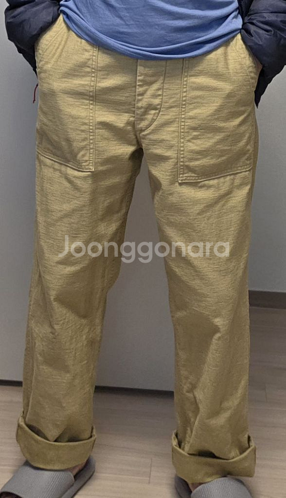 오어슬로우 orSLOW 퍼티그 팬츠 3 (L)사이즈--0