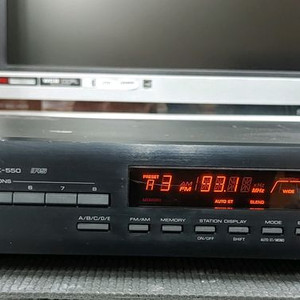 YAMAHA TX-550 튜너
