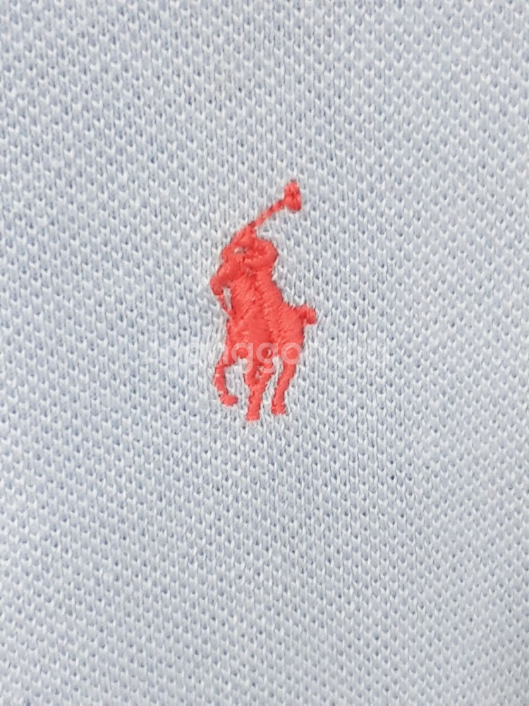 (S) 랄프로렌 폴로 반팔 카라티 하늘색 PK 티셔츠--3