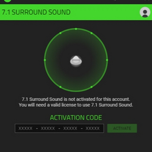 Razer 7.1 서라운드키