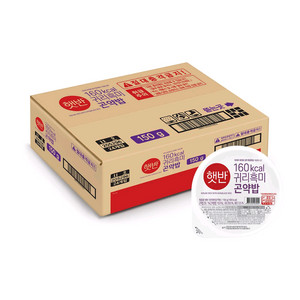 (가격내림) 햇반 귀리 흑미 곤약밥 150g x 24개