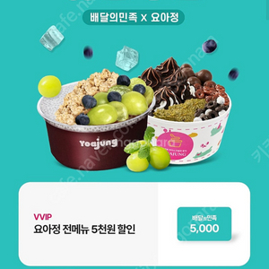 요아정 5천원 할인권