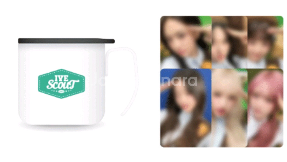 IVE 아이브 스카우트 스테인리스 머그 (포카X)--0