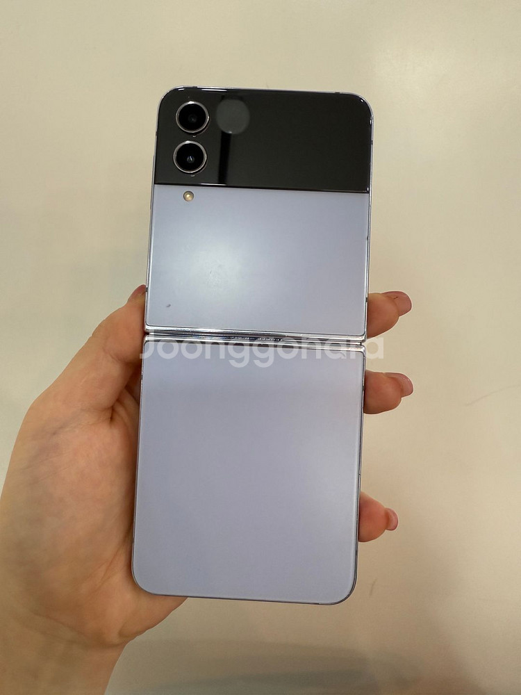 무잔상)갤럭시Z플립4 256GB 블루/ Y859--4