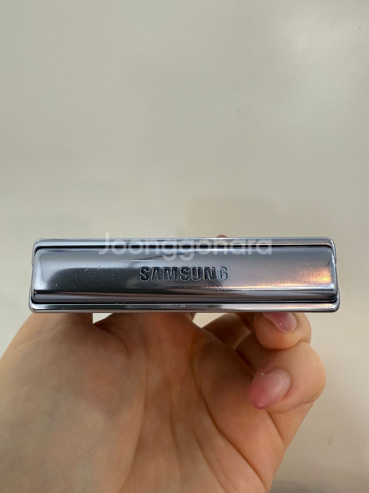 무잔상)갤럭시Z플립4 256GB 블루/ Y859--5