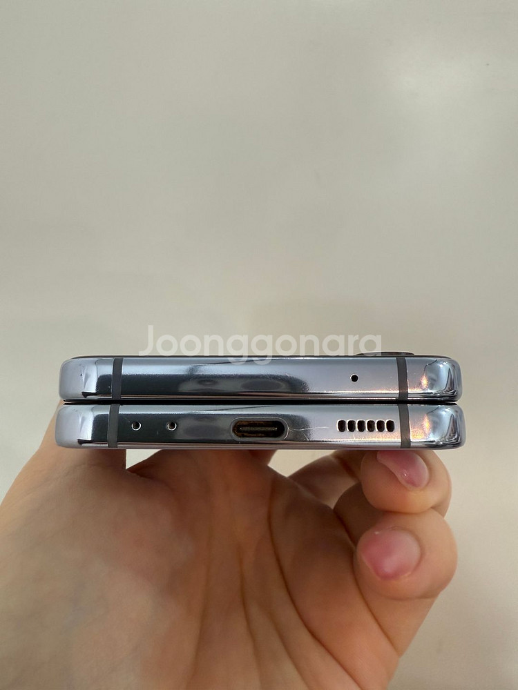 무잔상)갤럭시Z플립4 256GB 블루/ Y859--2
