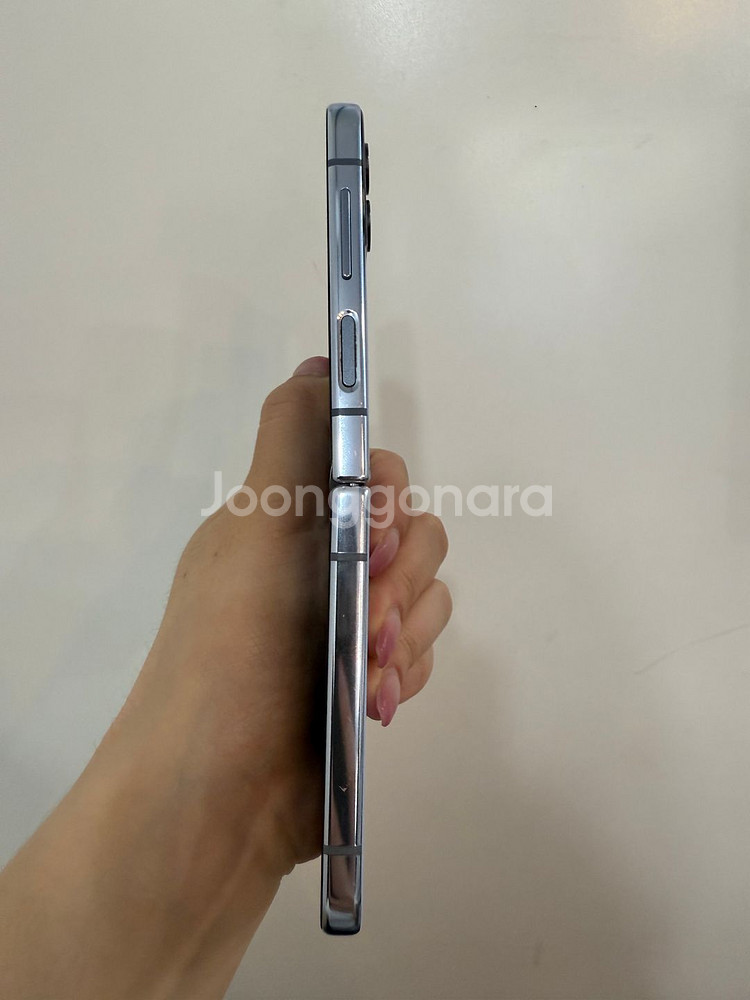 무잔상)갤럭시Z플립4 256GB 블루/ Y859--3