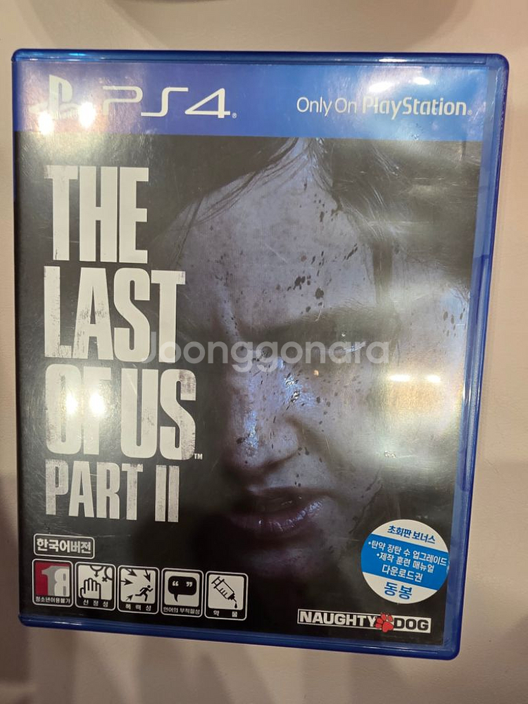 ps4 라오어2 라스트오브어스 파트2 특전코드 미사용--0