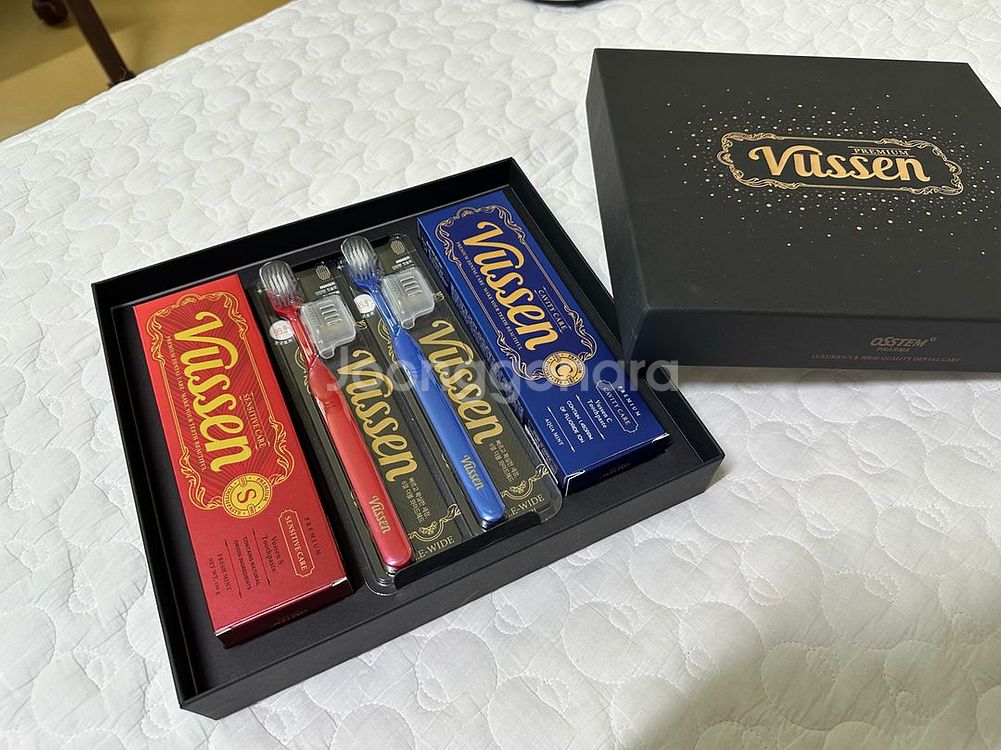 새제품 / Vussen 칫솔 치약 프리미엄 선물세트--3