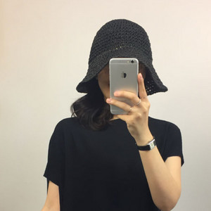 여름 라피아햇 버킷햇 밀짚모자 새상품
