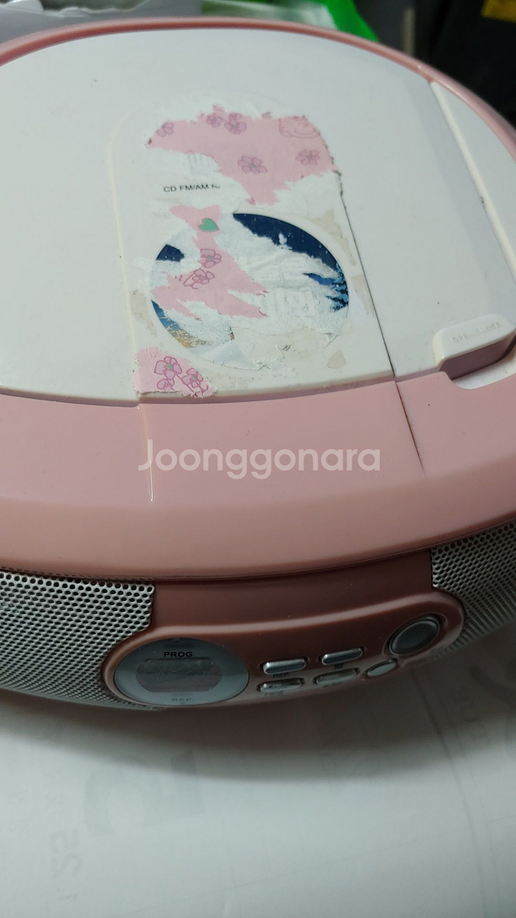 부품용 CD카세트 플레이어 2종 팝니다..(롯데 핑키)--5
