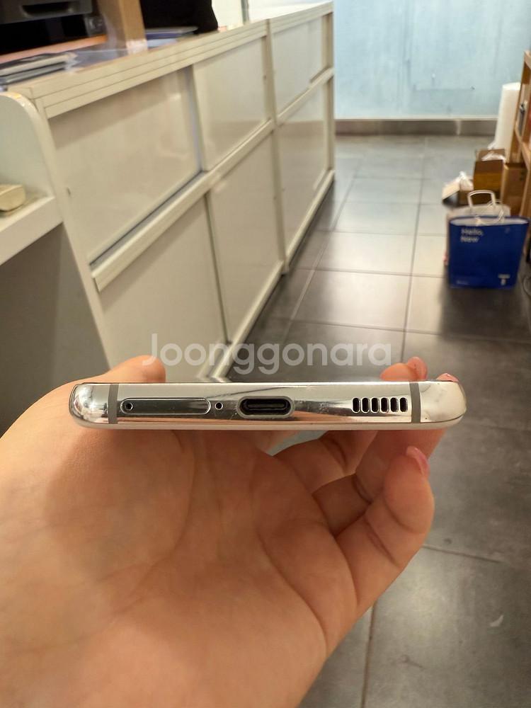 무잔상)갤럭시S21 256GB 화이트/ Y860--4