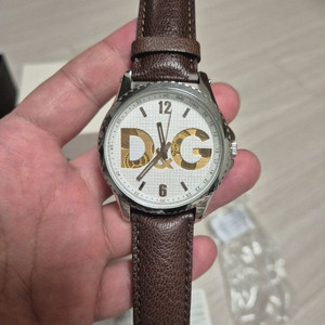 미사용 새제품 돌체앤가바나 D&G 정품 가죽 시계