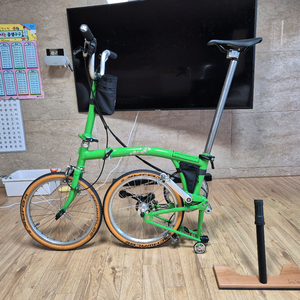 브롬톤 m2e 2011년 애플그린 9.8kg