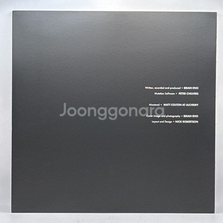 브라이언 이노 Reflection LP--7