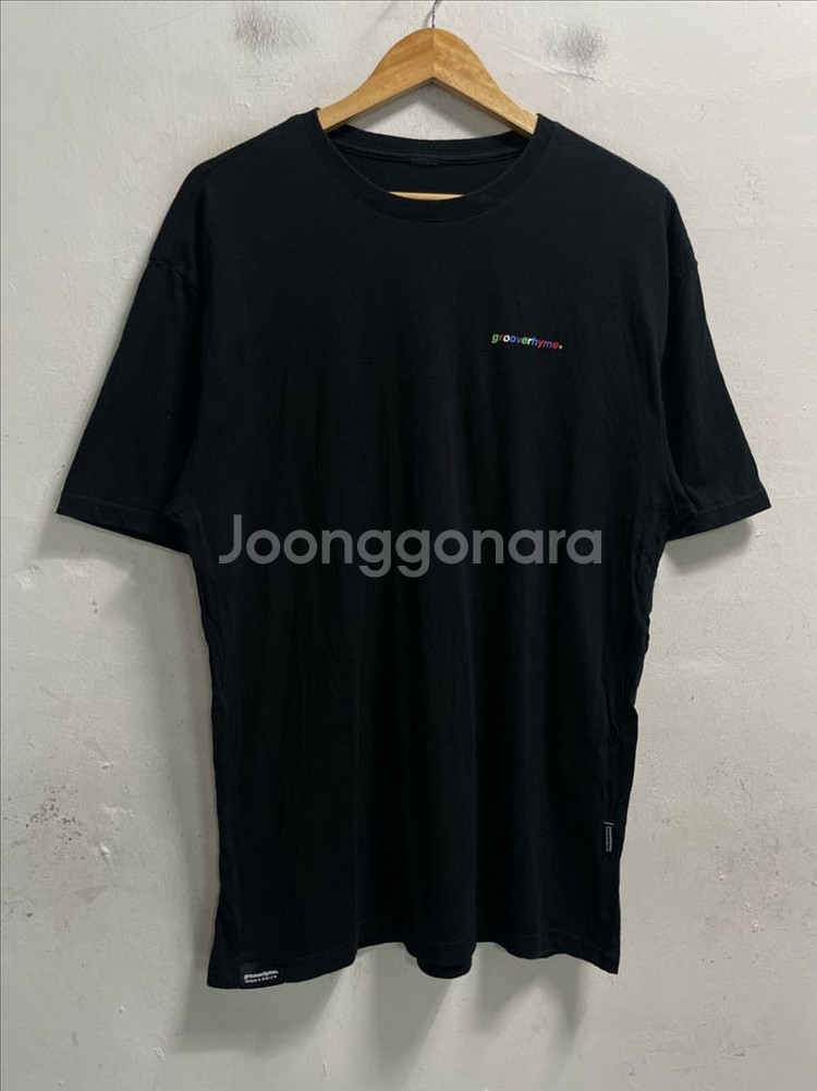 100 그루브라임 빅로고 루즈핏 반팔티--0