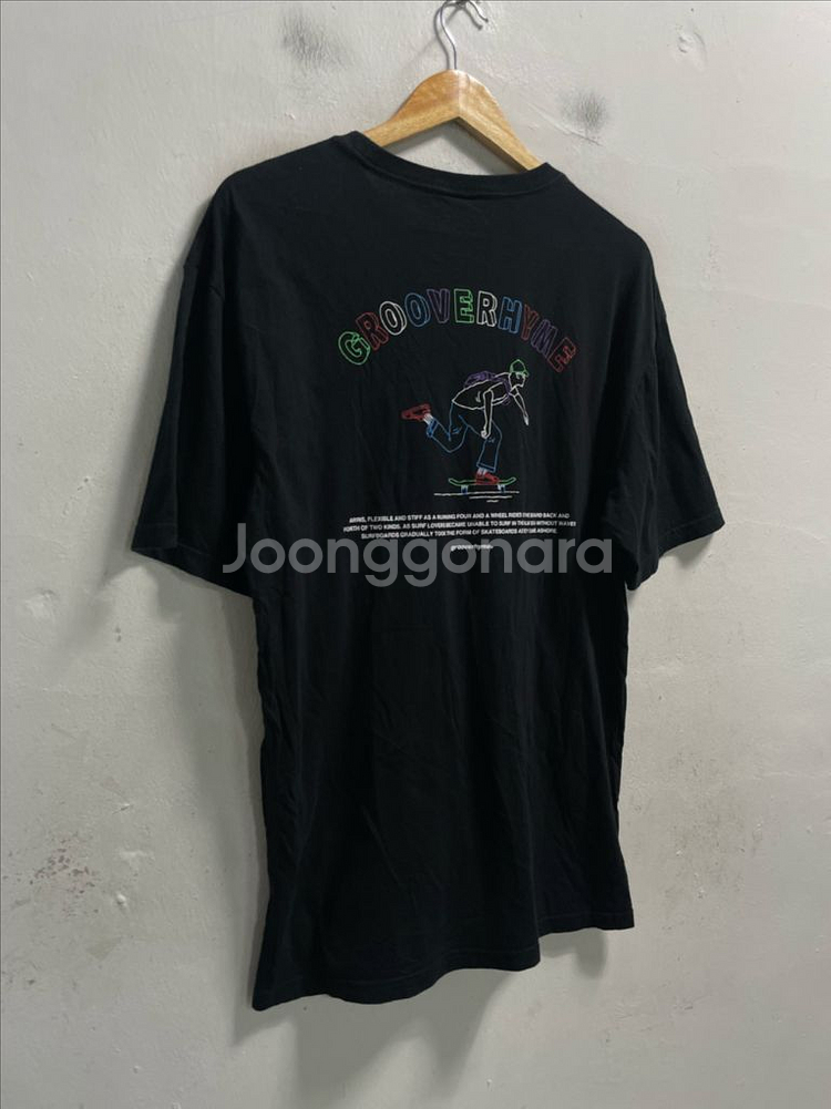 100 그루브라임 빅로고 루즈핏 반팔티--4