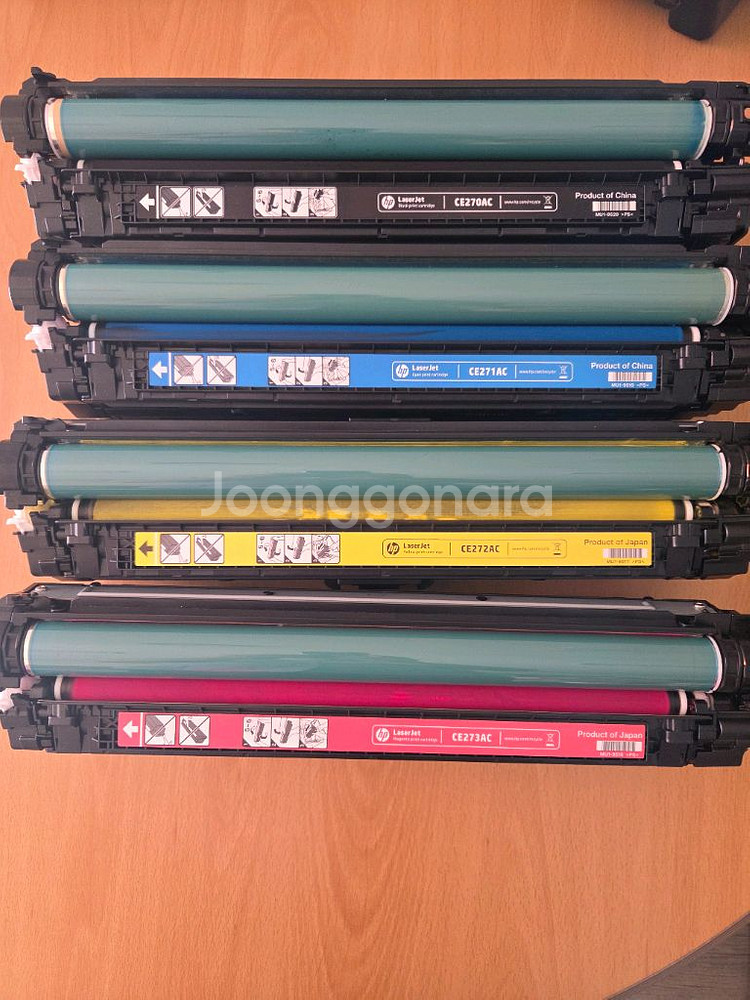 HP 정품토너.CE270A.271A.272A.273A--0