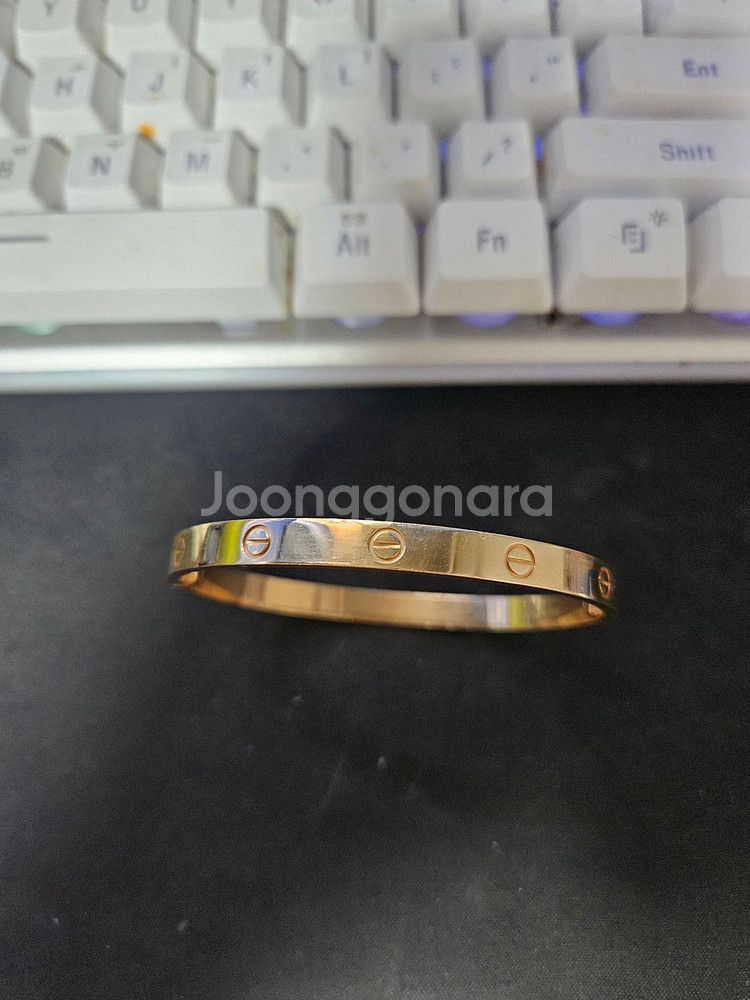 까르띠에 러브팔찌 로즈골드 20호--0