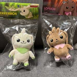 디지몬전 테리어몬&로프몬 인형 일괄