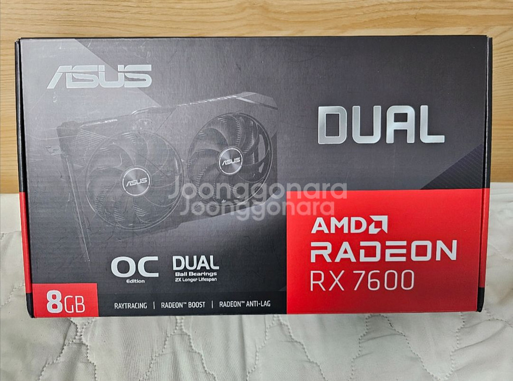 ASUS 라데온 DUAL RX7600 OC 8GB--0