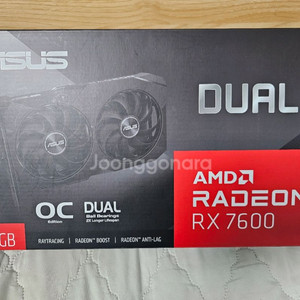 ASUS 라데온 DUAL RX7600 OC 8GB