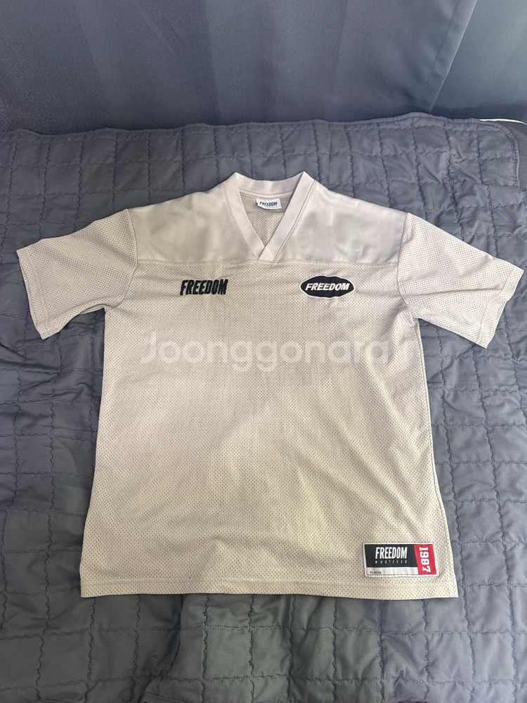 프리덤 메쉬 럭비 져지 크림 L--1