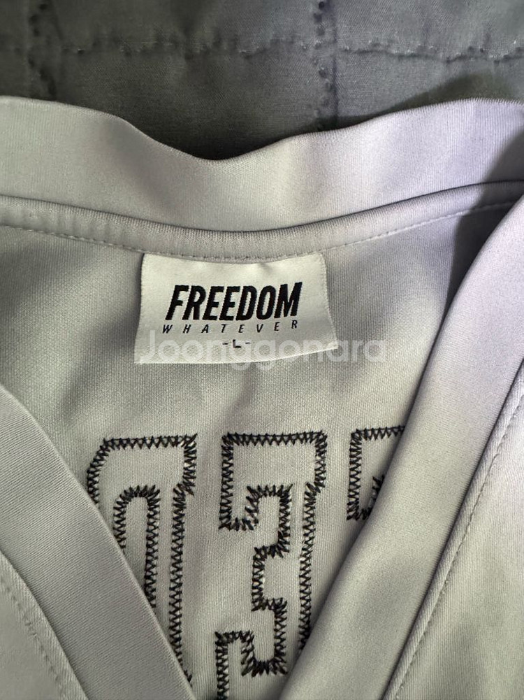 프리덤 메쉬 럭비 져지 그레이 L--2