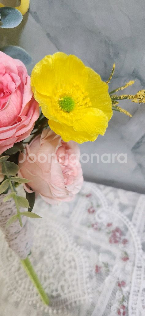 새상품)화사한 컬러 조화 부케--3