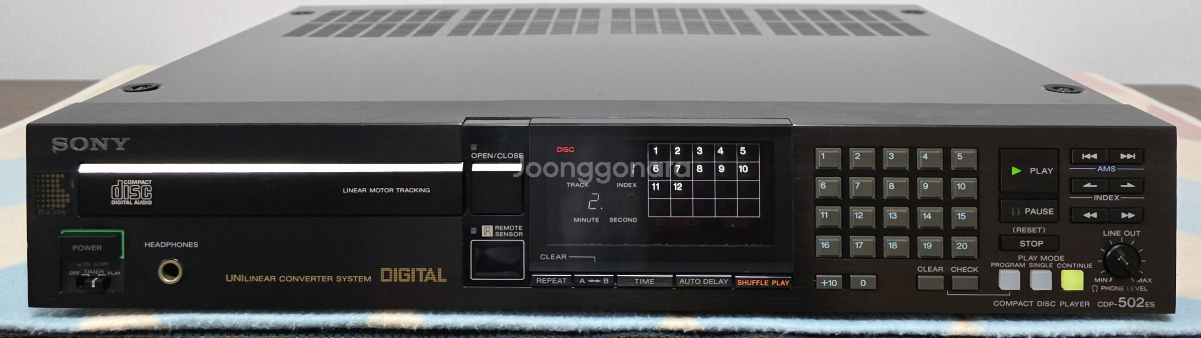 소니 CD 플래이어 CDP-502ES--0