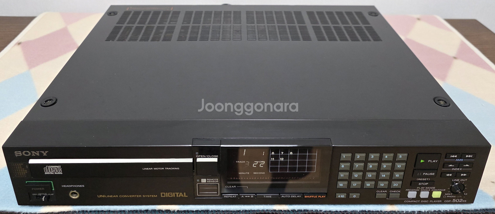 소니 CD 플래이어 CDP-502ES--2