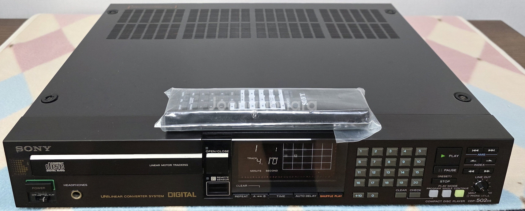 소니 CD 플래이어 CDP-502ES--1