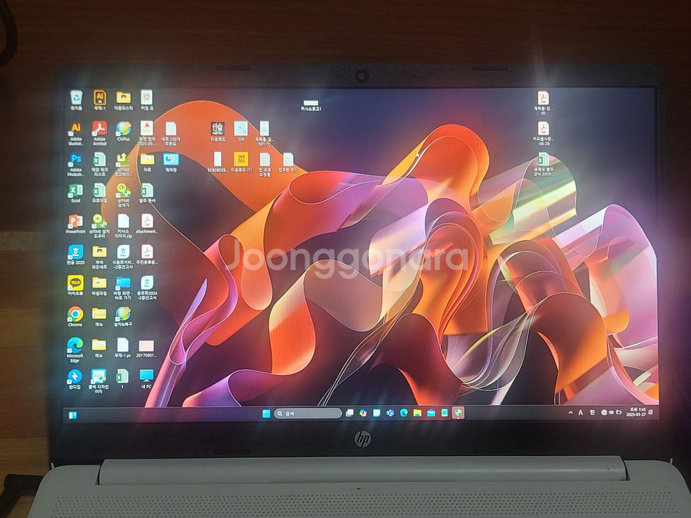 HP 노트북 i5 11세대 화이트--2
