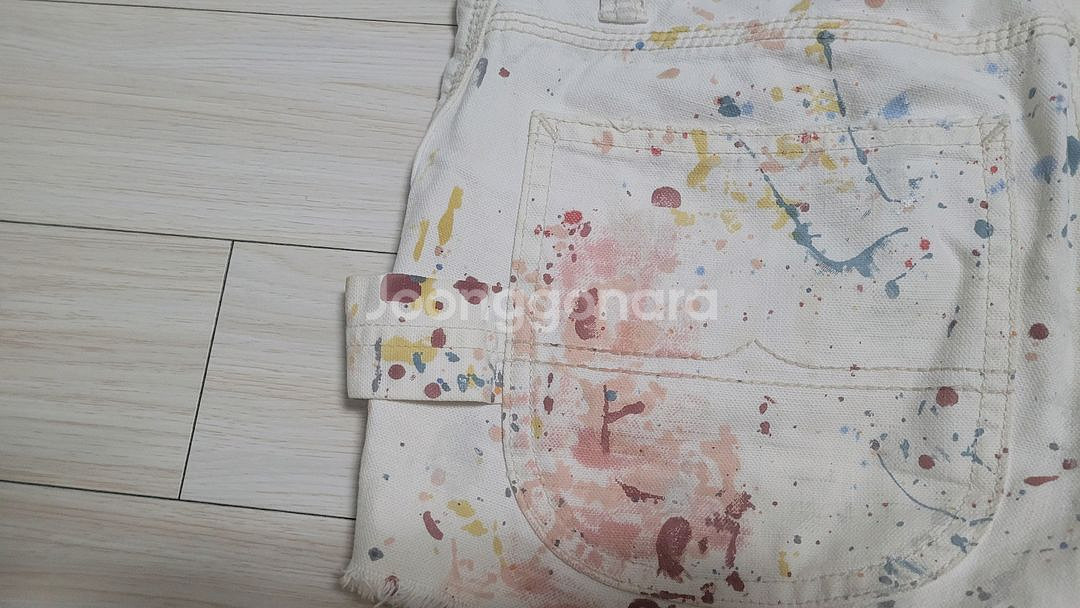 폴로 데님앤서플라이 페인팅 숏츠 / 핫팬츠 25사이즈--1