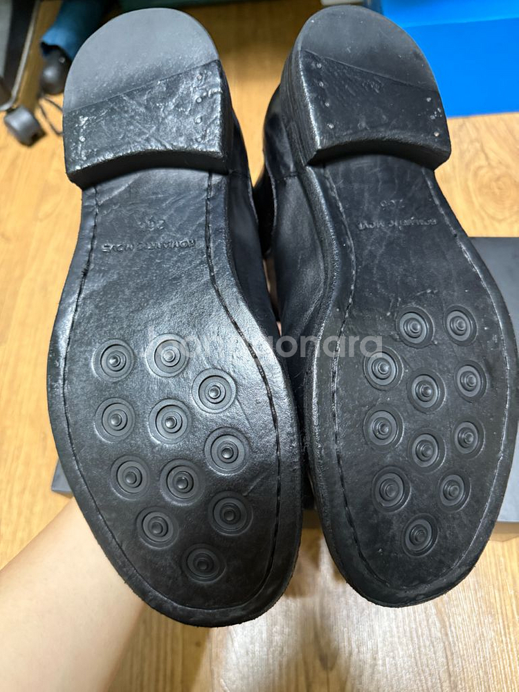 로맨틱무브 핸즈 홀스레더 말가죽 부츠 265 새상품--2