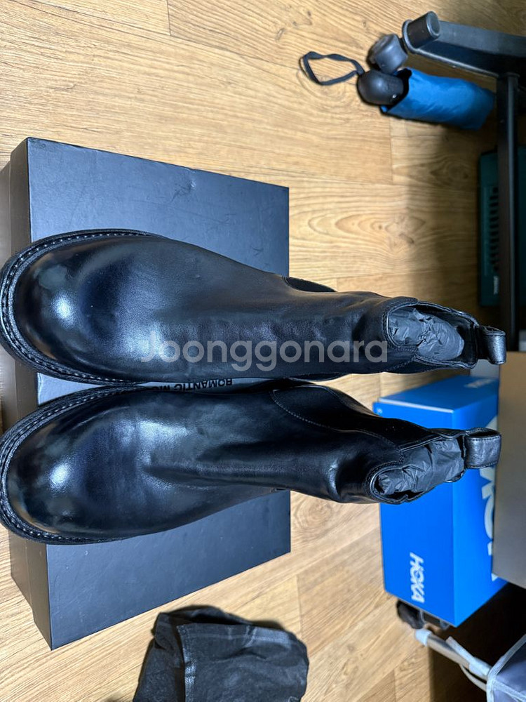 로맨틱무브 핸즈 홀스레더 말가죽 부츠 265 새상품--0