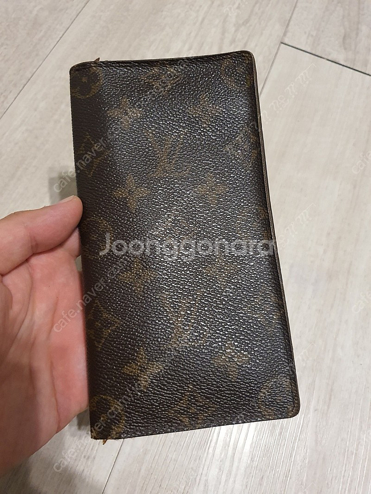 정품 루이비통 모노그램 장지갑--0